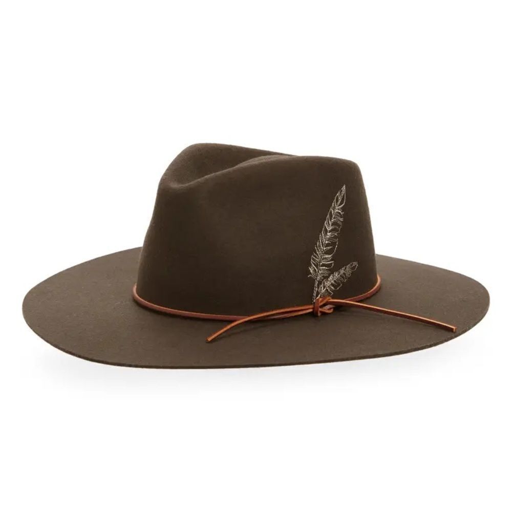 rag & bone Kacy Feather Wool Fedora